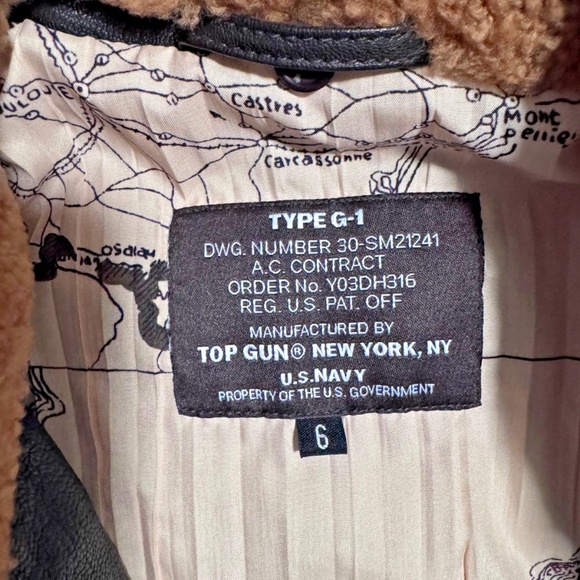 TOP GUN® 1.0 OFFICIAL KIDS LEATHER JACKET - Picture 2 of 4